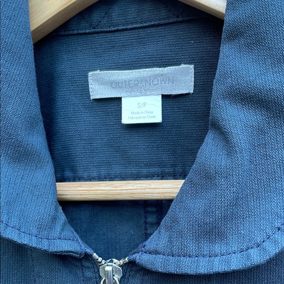 Navy Blue Outerknown Zip-Up Jumpsuit - Picture 2 of 10